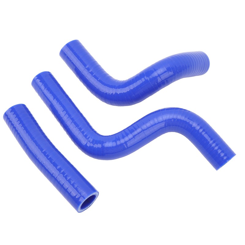 3PCS Silicone Radiator Coolant Hose Pipe Kit Stable Connection Leak