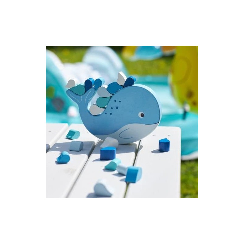 Goki 56664 Whale Balance Game Skill, Multicoloured