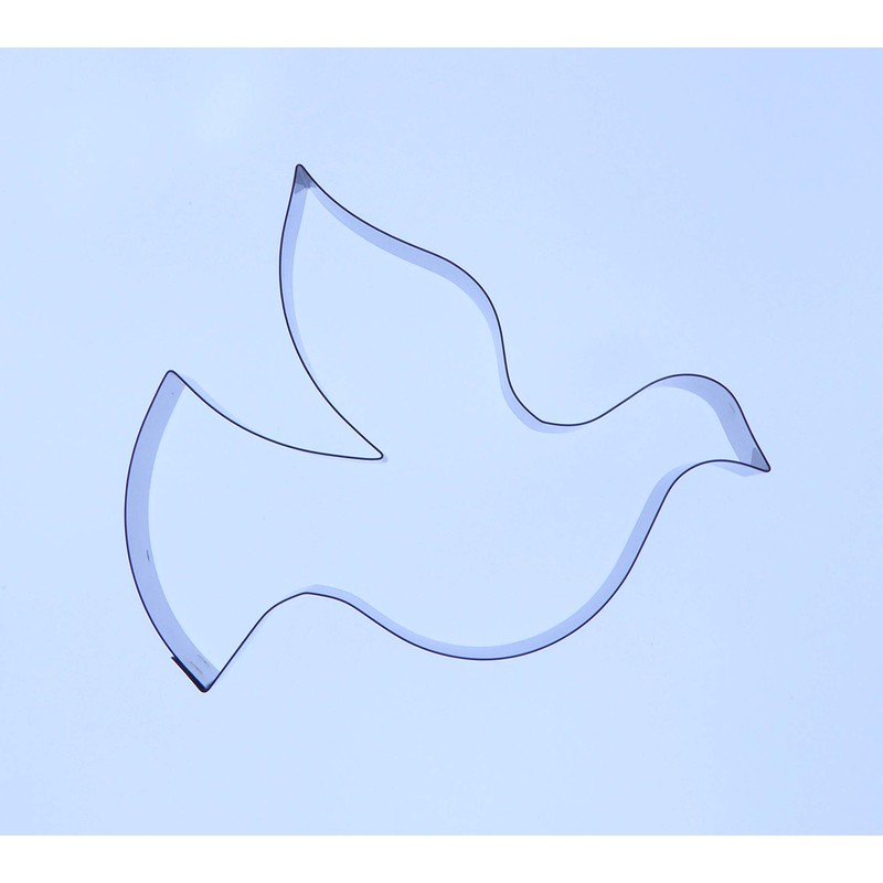 Dove Cookie Cutter - Stainless Steel - 100mm Approximately
