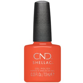 CND Shellac Gel Nail Polish, Long-lasting Nail Paint Color with Curve-hugging Brush, 323 B-day candle, 0.25 fl oz