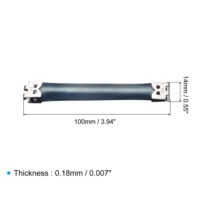 sourcing map Metal Internal Flex Frame - 10Pcs 100mm/3.9" Handbag