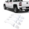 SecosAutoparts Olympic White Exterior Door Handle Fit for Chevy Silverado