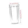 Alipis Tall Large 24oz Replacement Container Plastic Shaker Cup Blender