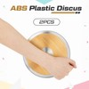 VercanMonth 2 Pcs Wood Competition Practice Discus Athletic Gear Club