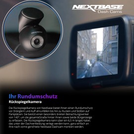 Nextbase Series 2-Zusatzmodulkameras - Cockpitkamera für den gewerblichen Einsatz - Kompatibel mit Dash-Cam-Modellen der Serien 2 (322GW, 422GW und 522GW) - Front- und Heck-Dash-Cam-Aufnahmen
