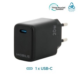 Mobilis Wall Charger Black 20W