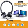 eartec office Bluetooth Wireless Headset with Microphone for Laptop, PC