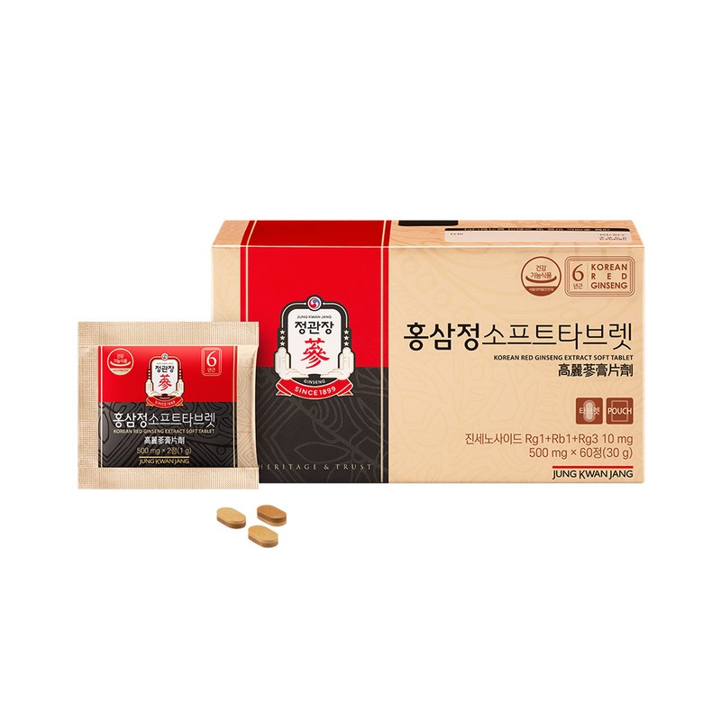 Jeonggwanjang CheongKwanJang Red Ginseng Extract Soft Tablet / 정관장 홍삼정