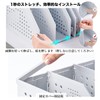 A4 File Box, 3 Tiers, File Stand, Desk Top Shelf,