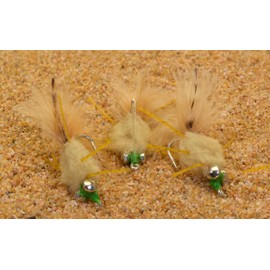 Rag Head Crab Fly | Mustad Duratin Hooks | Choose Hook #4 or #6 (4ct - Assortment)