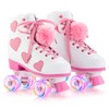 Ruthfot Women's and Girl's Classic Roller Skates with Light up