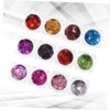 FOMIYES Nail Glitter Sequins 12pcs Maple Shape Manicure Shining Pieces