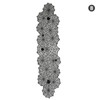 Black Lace Spider Web Mantel Scarf for Halloween – 18
