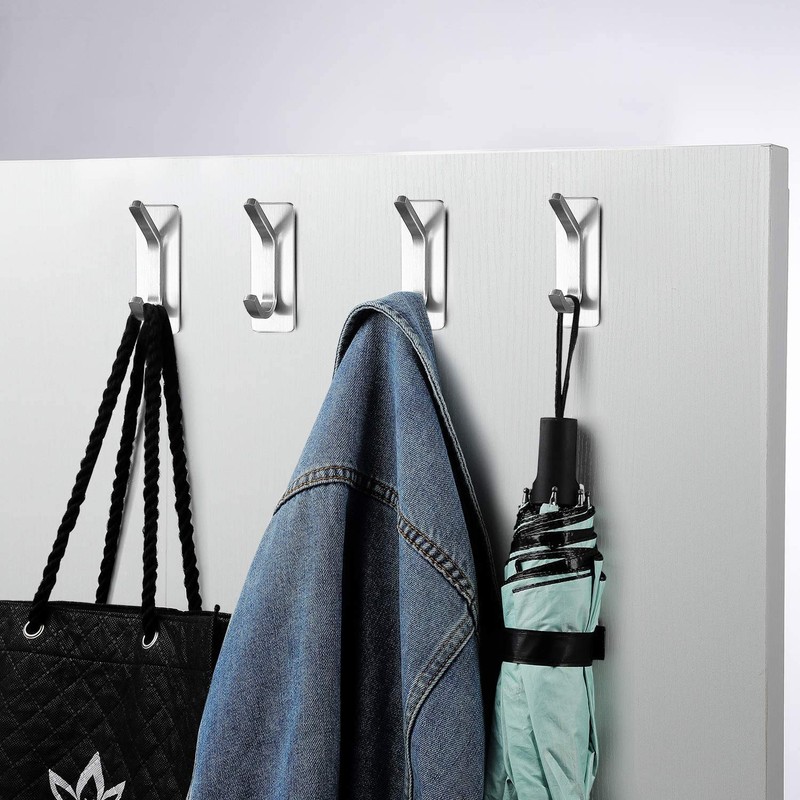 YIGII Towel Hook/Adhesive Hooks - Wall Hooks for Coat/Robe/Towels Stick