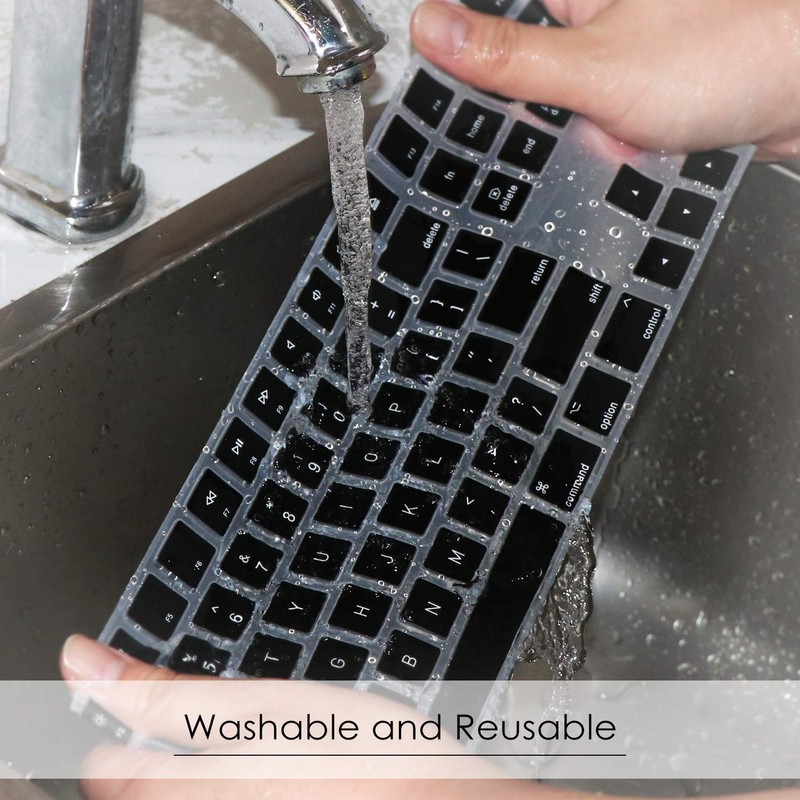 Allinside Black Cover for Apple iMac Magic Keyboard with Numeric