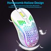 JYCSTE Wired gaming mouse, RGB backlighting and 7200 adjustable DPI,