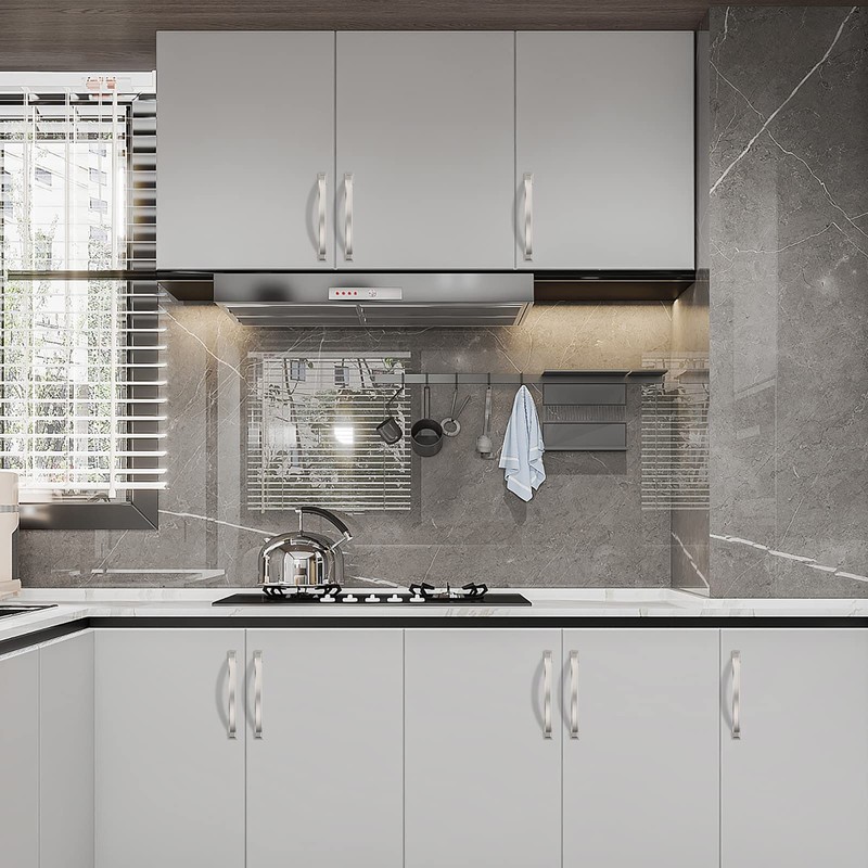 Asidrama 5 Pack 5 Inch(128mm) Brushed Satin Nickel Kitchen Cabinet