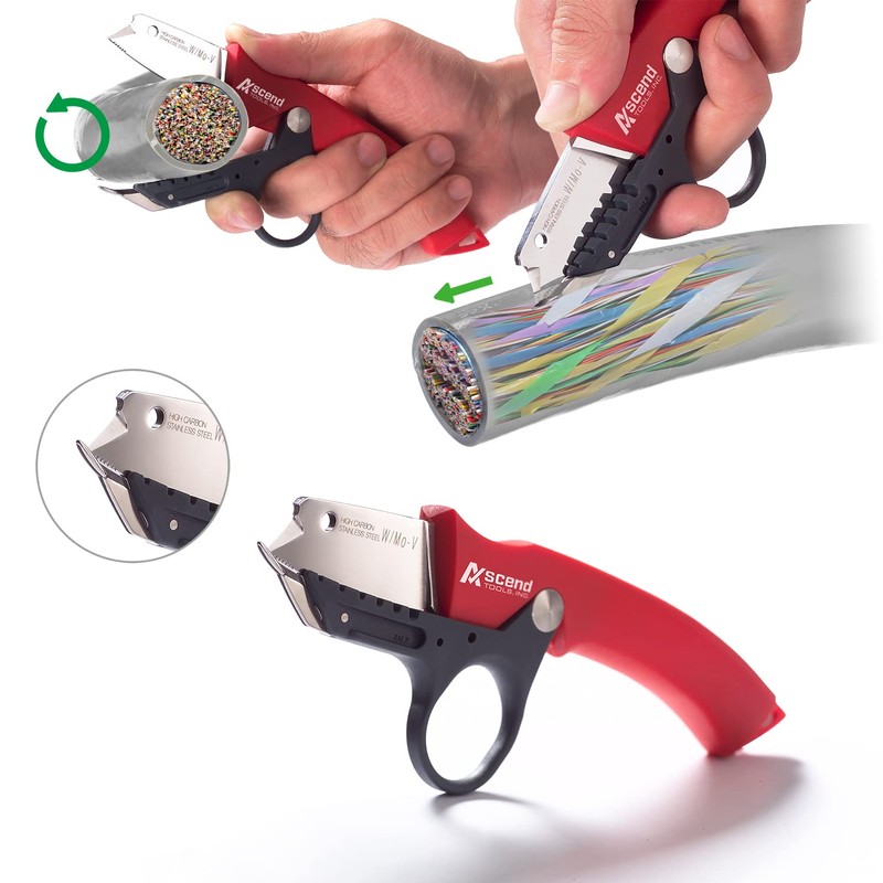 Ascend Tools 6-4/5 inch Pro Cable Insulation Jacket Removal/Slitter Knife