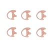 6 Left Medium Flesh Flexible SEMI Custom Ear Mold Insert