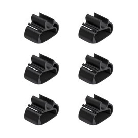 6 x Windscreen Wiper Arm Clips for Peugeot 3008, 5008 & C5, DS7 - Heavy Duty Windshield Wiper Hose Mounting Clamps