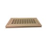 White Oak Hardwood Floor Register, 4 x 10 Inch by