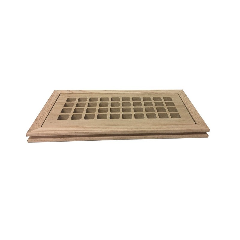 White Oak Hardwood Floor Register, 4 x 10 Inch by