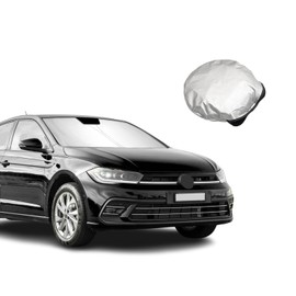 BSTW Car Sun Shade for VW Polo MK6 (2018-2025) - Foldable Windshield Cover with Heat Insulation & UV Protection | Fits VW Polo 6 AW GTI