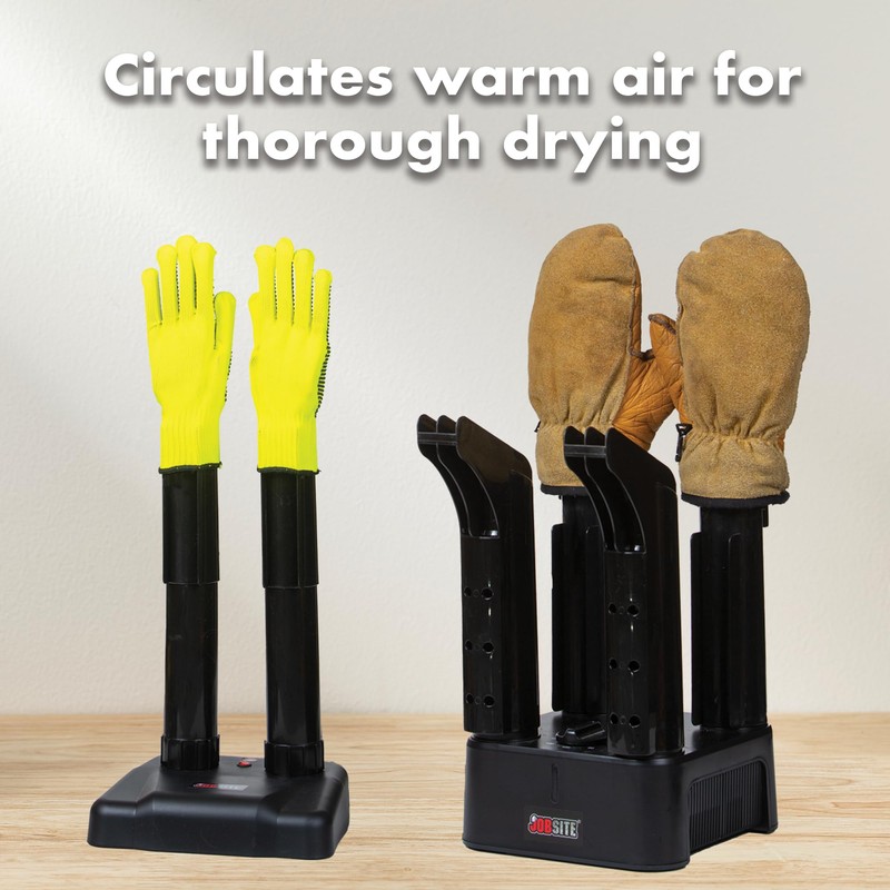 JobSite Glove Dryer Attachment Tubes - Dry Gloves and Mittens