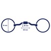 Cavalon Loose Ring Low Port Capsule Sweet Iron Snaffle Bit