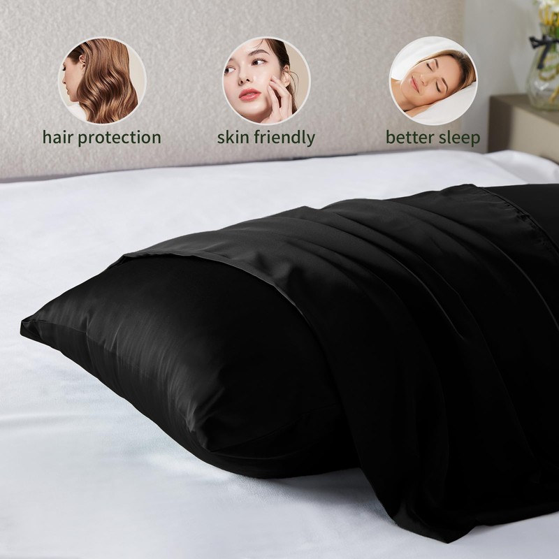 Casbrove Silk Pillow Cases 2 Pack Mulberry Silk Pillow Cases