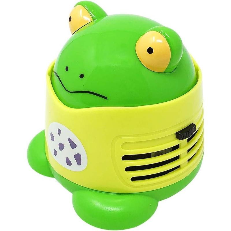 Cute Portable Mini Vacuum Cleaner for Home and Office, Frog