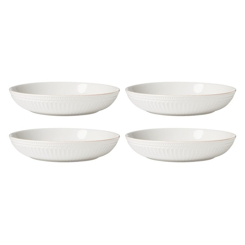 Lenox French Perle Groove, 12 Count, 12-Piece Dinnerware Set (Bowls)