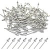 BESTYCHAO 100pcs Aluminium Blind Rivet 4mm x 8mm, Open End