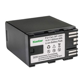 Kastar Fully Decoded Battery Replacment for Canon BP-A30 BP-A60 BP-A90 Battery, CG-A10 A20 Charger, Canon EOS C200, C200B, C220B, EOS C300 Mark II, C300 Mark III, EOS C500 Mark II, X605 XF705 4K UHD