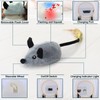 BABORUI Interactive Dog Toys Mouse, Escaping Mice Squeaky Dog Toy