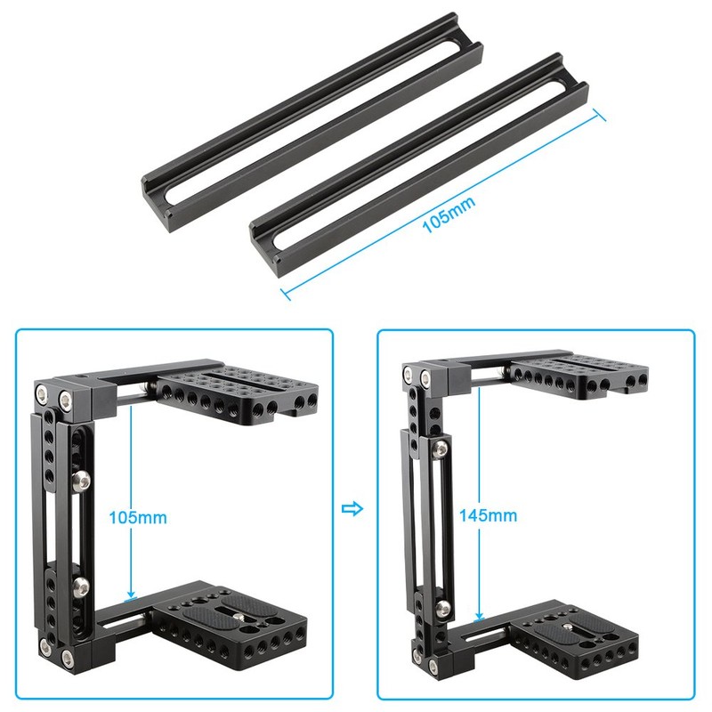 CAMVATE Left and Right Hand Camera Cage, Universal C-Shaped Cage,