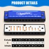 OFFCUP Harmonica, 10 Holes Harmonica, Chromatic Harmonica, Children's Harmonica, Beginner,