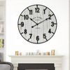 Large Old Town Farmhouse Wall Clock – 24 Inches Rustic