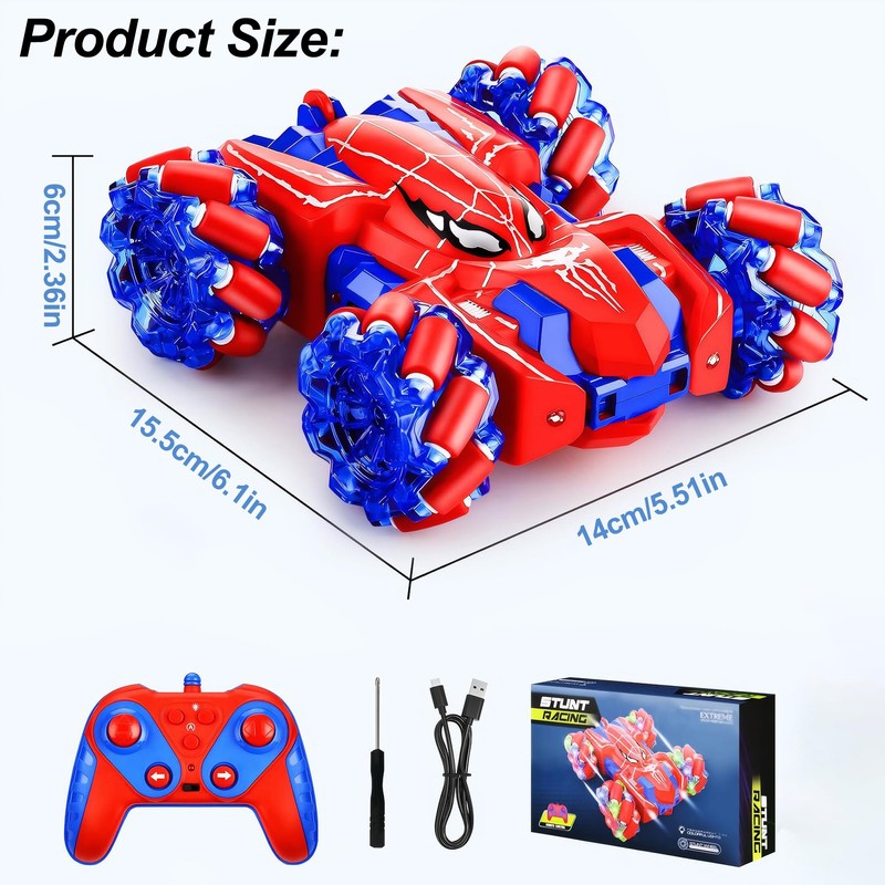 COOWIN Spider Double Sided 4WD Off-Road 360° Rotating Remote Control