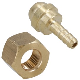 Welding Gas Hose Connector 3/16 Hose Tail with 3/8 BSP Left Handed Thread 1pc