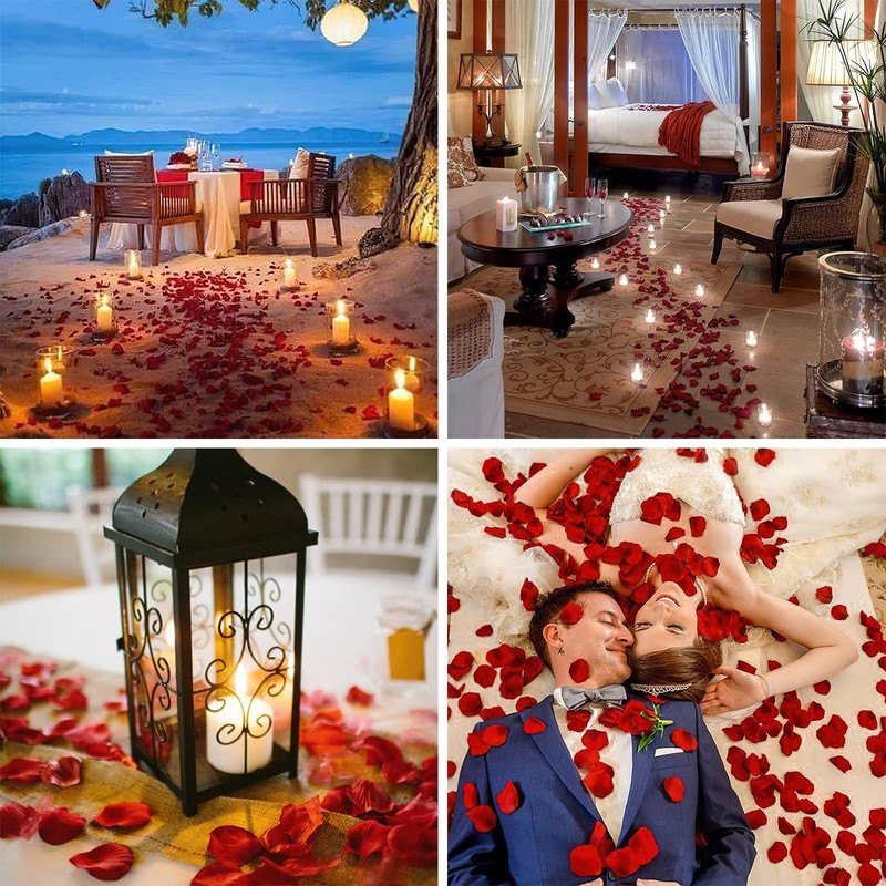 Set of Approximately 3,000 Petals, Flower Shower, Artificial Flowers, Proposal,