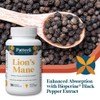 Pattern Wellness Lion’s Mane Mushroom – Supplement Capsules for Cognitive
