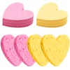 Scettar 20 Pieces Facial Cleansing Sponges Compressed Face Sponges Heart