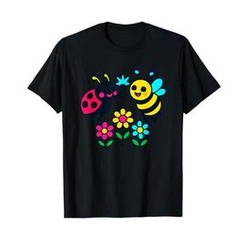 Pollinator Patrol Crew! Cute Bee & Ladybug Kids Ages 6 to 10 T-Shirt