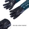 HJSSAA Sandblasting Gloves, 23.6 Inch Rubber Gloves for Sandblasting Cleaning