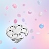 Silver Mini Manicure Palette Metal Paint Palette Finger Rings Nail