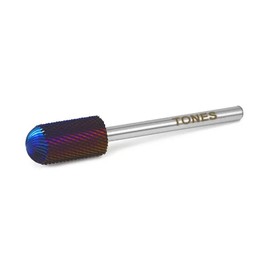 Tones Nail Drill Bit Large Rounded Top - M 3/32" L Rounded Sanding Shaft for Electric File - Remove Acrylic & Gel - Manicure, Nail Art