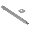 NPT1/2 Wall Mounted Shower Arm Brushed Concealed Stainless Steel Shower