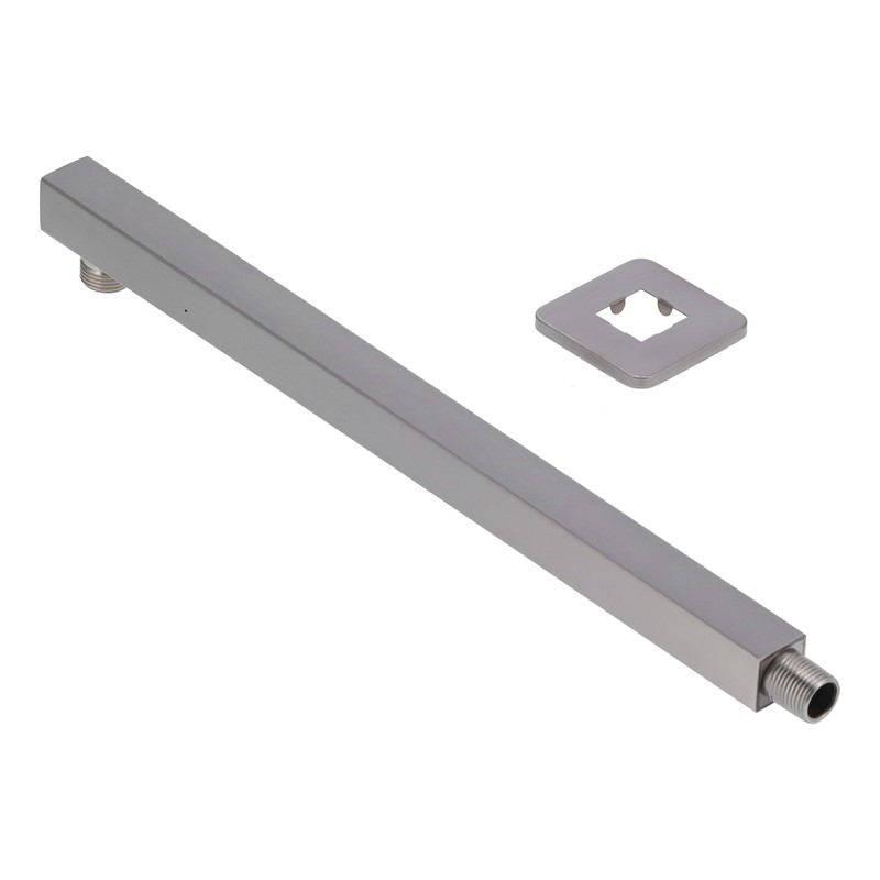 NPT1/2 Wall Mounted Shower Arm Brushed Concealed Stainless Steel Shower