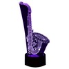 Saxophone - 3D LED LAMP Optical Illusion Light with 7